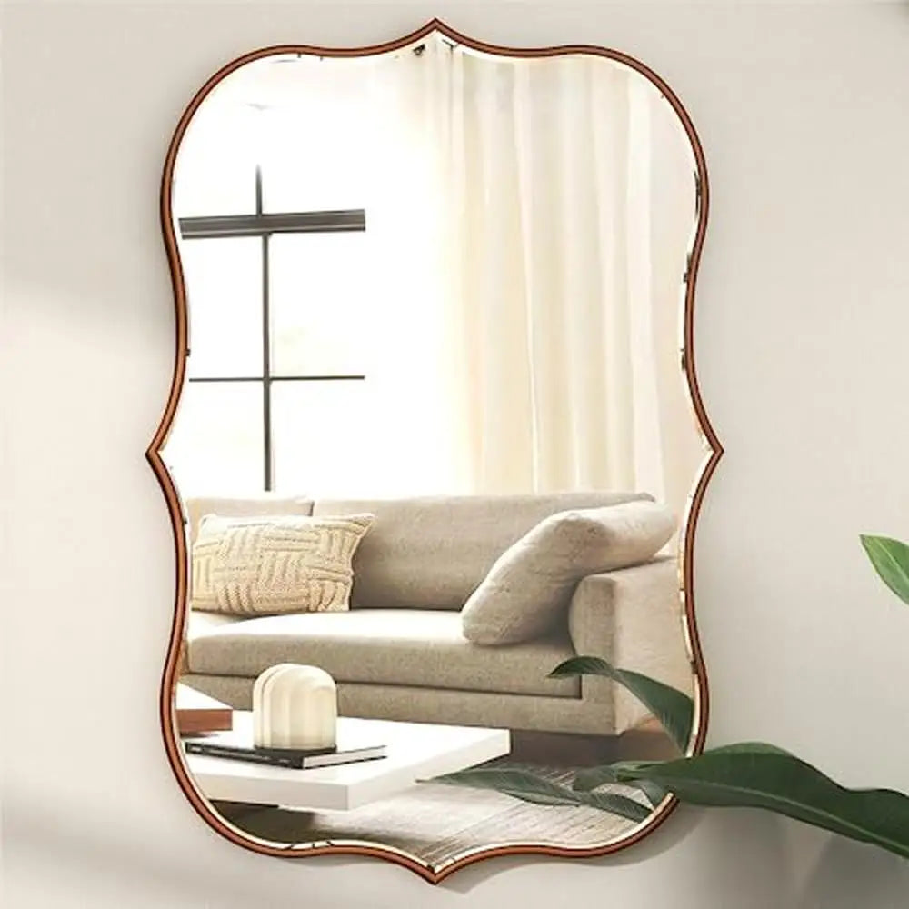 Accent Mirror Bronze Wall Decor