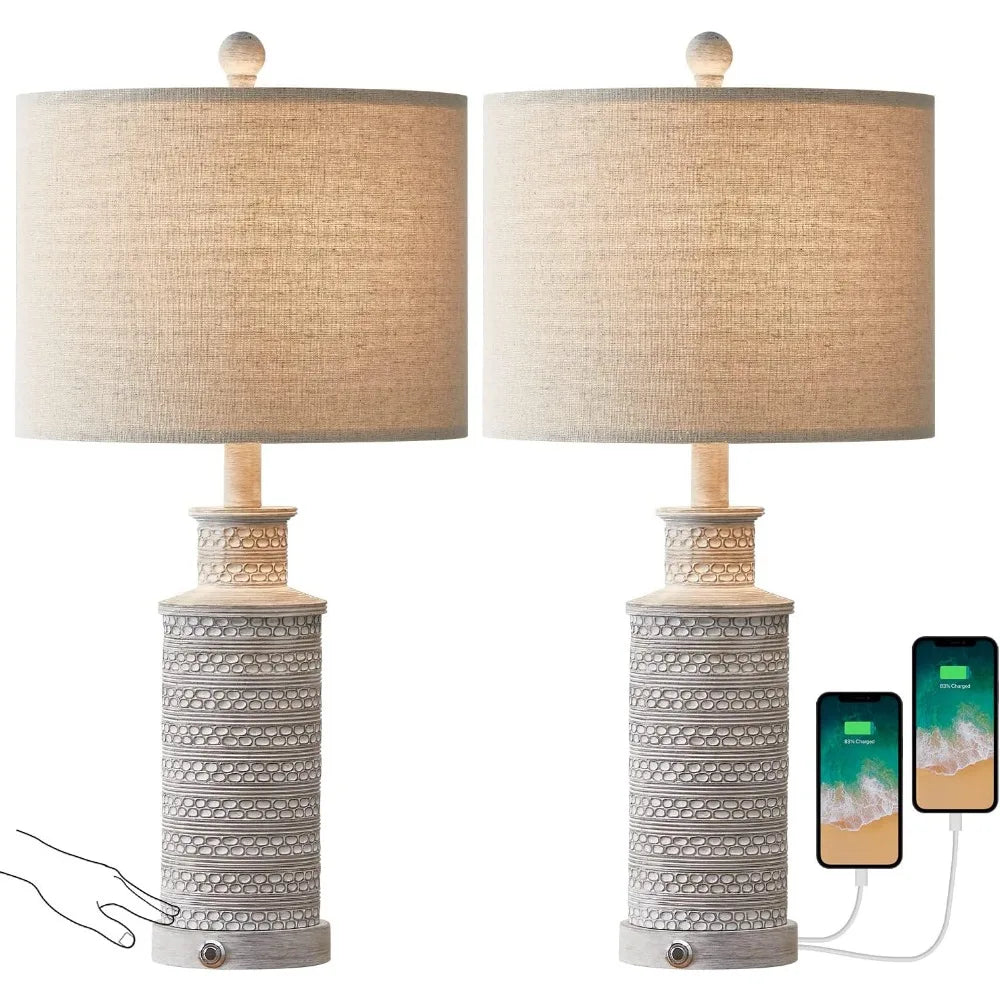 Table Lamp for Bedroom Touch Console Light