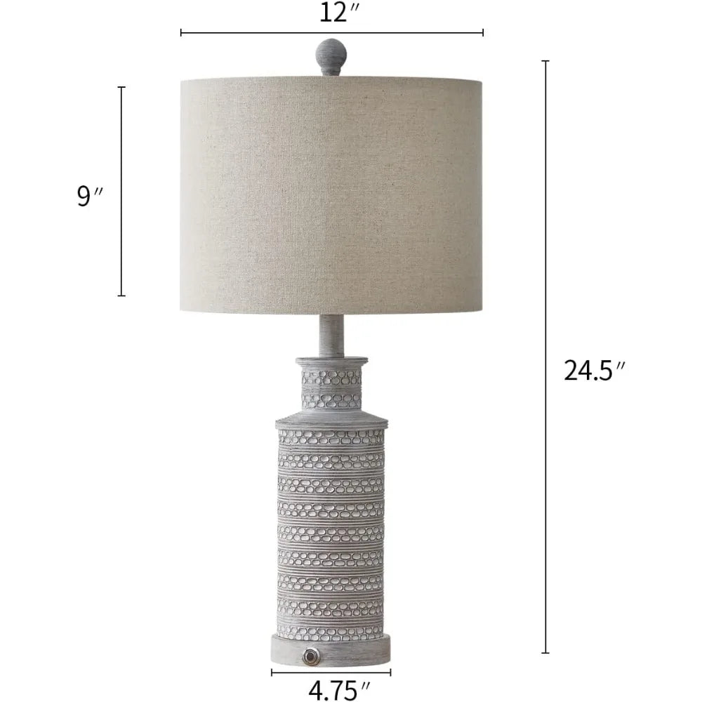 Table Lamp for Bedroom Touch Console Light